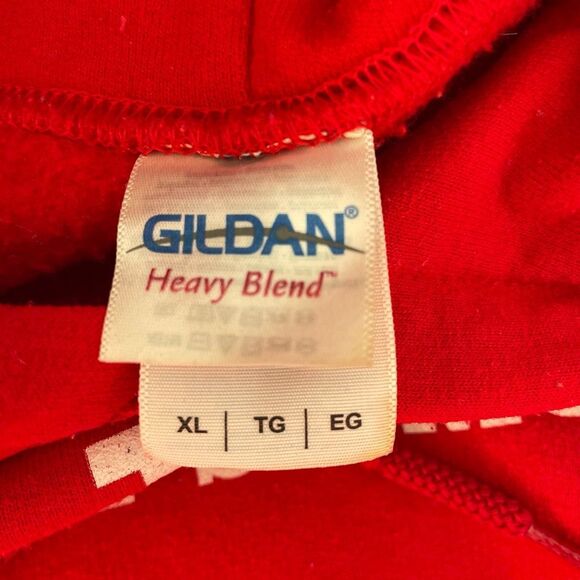 Gildan Polish Pride Humor Red Hoodie Sweatshirt XL - Picture 5 of 6